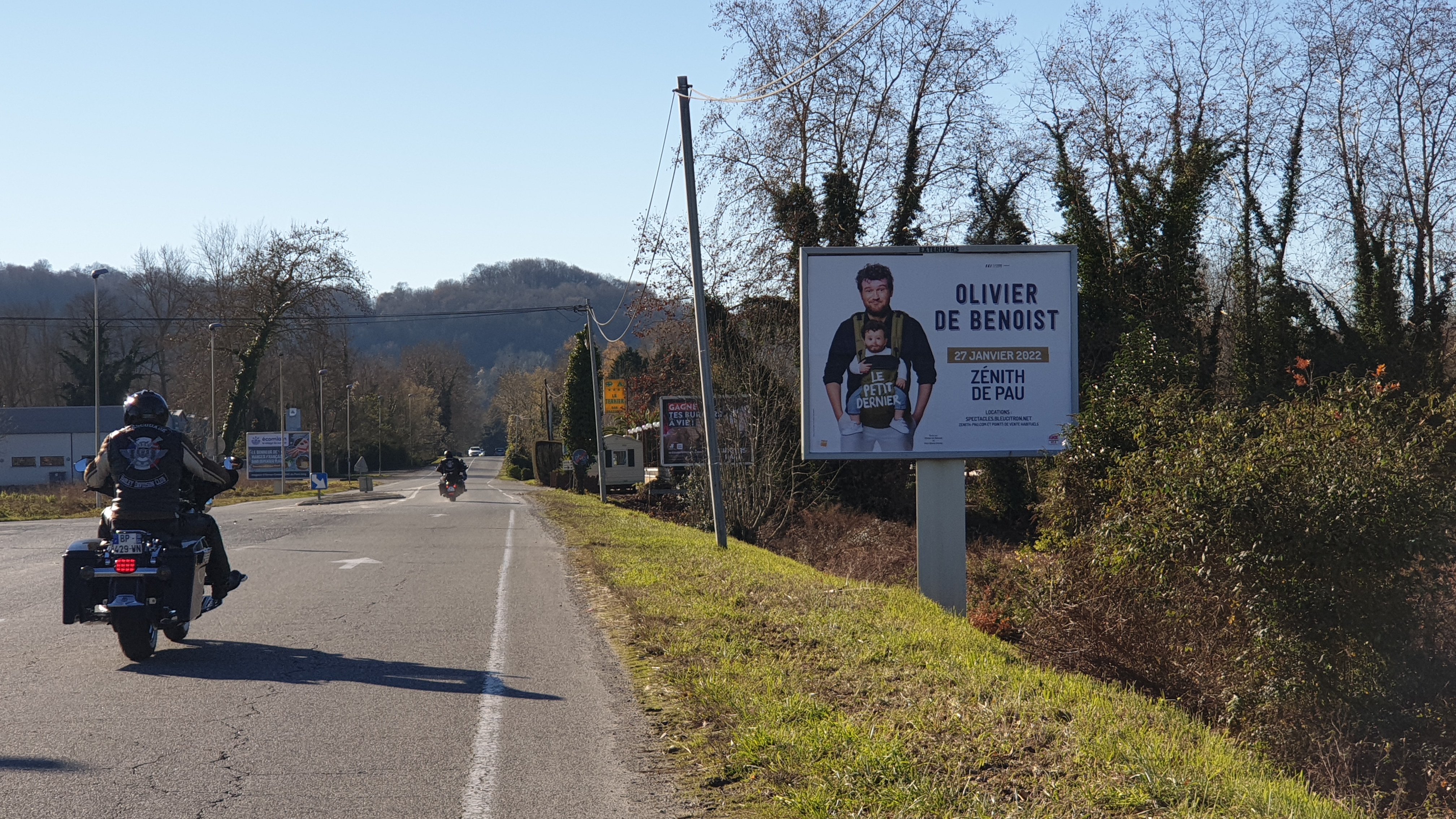 Exemple d'affichage 4x3m réalisé par Exterieurs dans les départements 64, 65 et 31